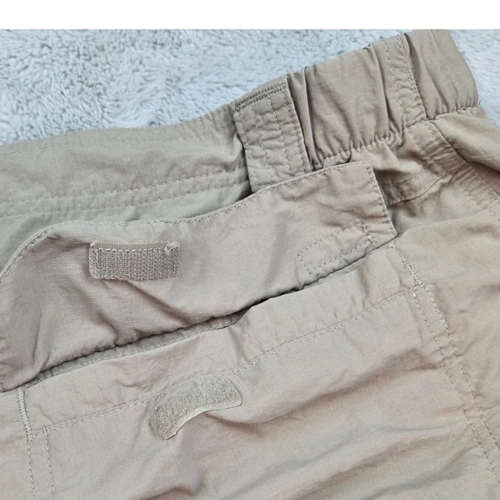 Columbia Cargo Shorts Mens 38W 10L Hiking Utility Lightweight Ripstop Tan Khaki